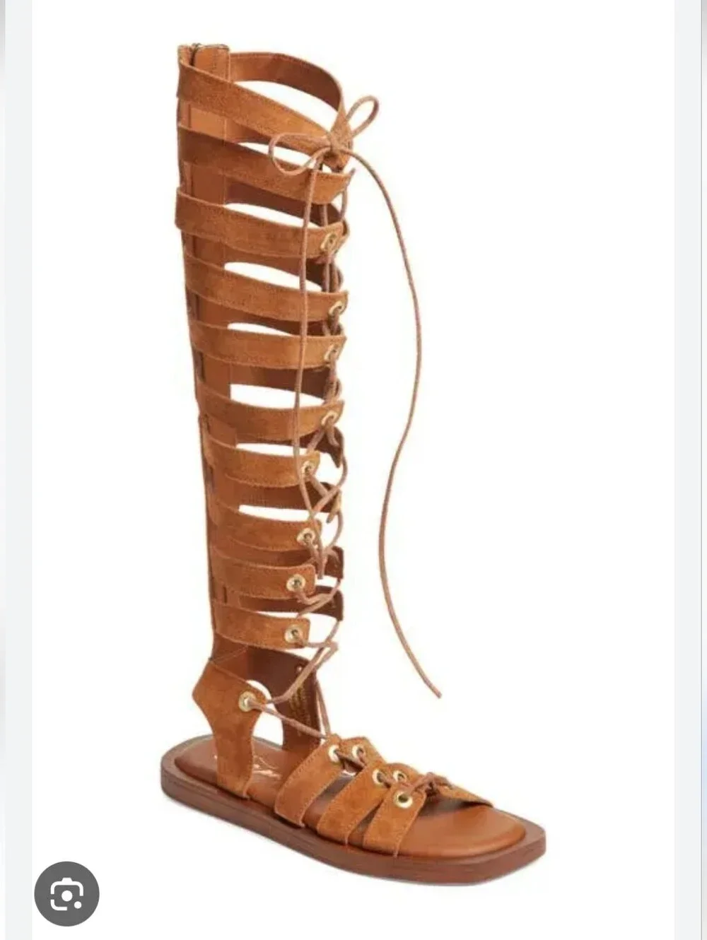 Free People Knee-High Lace-Up Gladiator Sandals